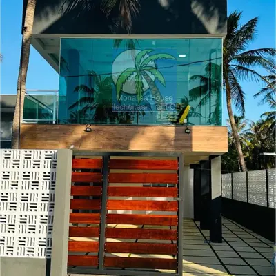 Uma varanda ou terraço em Monalisa House - Beach House - Flecheiras