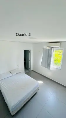 Uma cama ou camas num quarto em Monalisa House - Beach House - Flecheiras