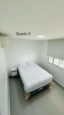 Uma cama ou camas num quarto em Monalisa House - Beach House - Flecheiras