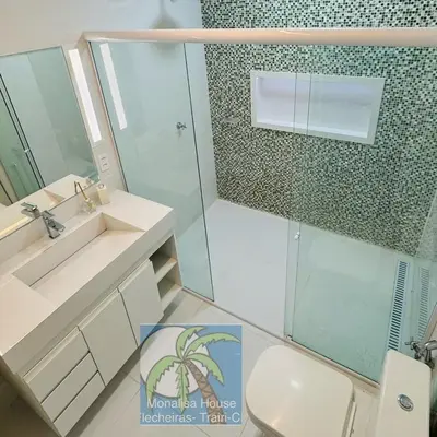 Uma casa de banho em Monalisa House - Beach House - Flecheiras