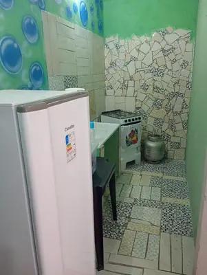 A cozinha ou kitchenette de POUSADA GOLFINHO FLECHEIRAS Ce