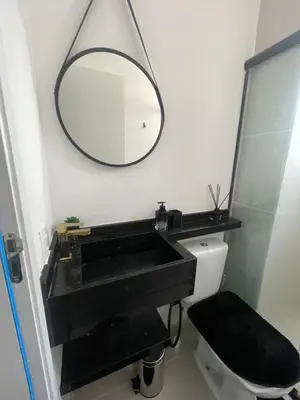 Uma casa de banho em Viva Praia do Futuro - Apartamento Moderno