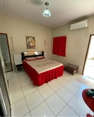 Uma cama ou camas num quarto em Casa em Jijoca de Jericoacoara