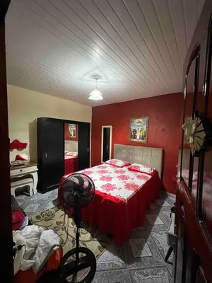 Uma cama ou camas num quarto em Casa em Jijoca de Jericoacoara