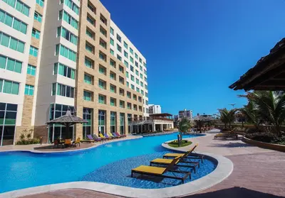 A piscina em ou perto de Gran Mareiro Hotel