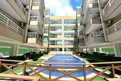 O edifício onde o apartamento está situado