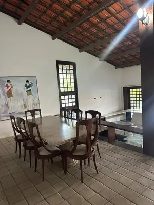 A planta de Beach house in Porto das Dunas with four suites