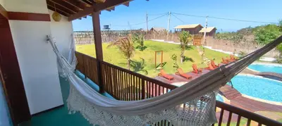 A piscina em ou perto de Conduru Preá Kite House
