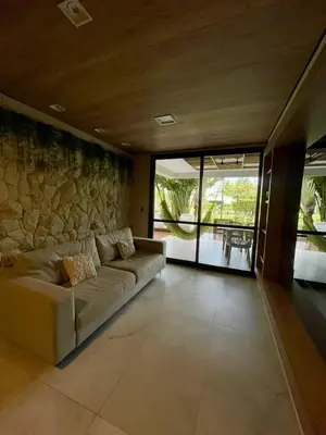 Uma área de estar em Wai Wai Resort Cumbuco 107G