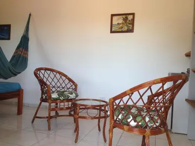 Uma área de estar em B&B Pedra do Meio