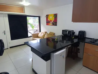 A cozinha ou kitchenette de Pé na Areia com Piscina Vista Mar- EcoParadise-120