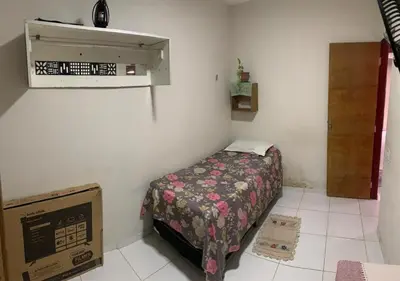 Uma cama ou camas num quarto em Refúgio Rústico