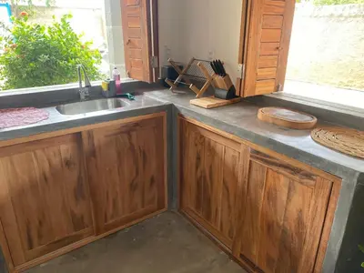 A cozinha ou kitchenette de Casa Passarela
