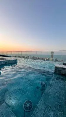 A piscina em ou perto de Beach Cless Meireles Master 1810 a 500m da Beira Mar