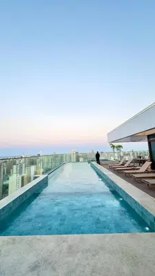 A piscina em ou perto de Beach Cless Meireles Master 1810 a 500m da Beira Mar