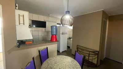 A cozinha ou kitchenette de Apartamento 5 Min A Pé da Praia de Iracema