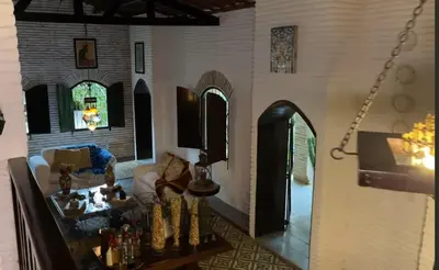 Uma área de estar em Casa belíssima alto da serra guaramiranga