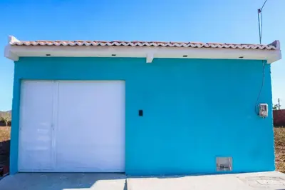 O edifício onde a casa de férias está situado