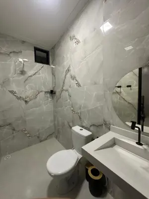Uma casa de banho em DeckMC