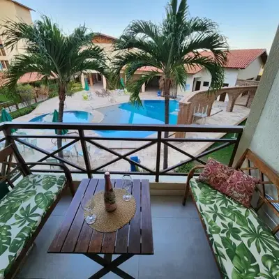 Studio Completo a 2min da Praia e Beach Park