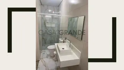 Uma casa de banho em Pousada Casa Grande Aeroporto