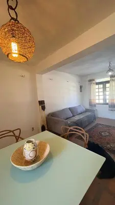 Uma área de estar em Vila dos Ventos Taíba