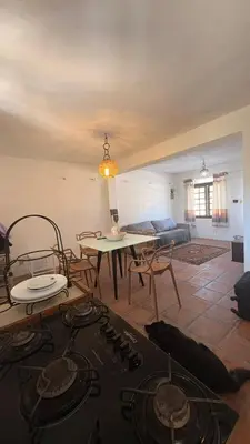 Uma área de estar em Vila dos Ventos Taíba