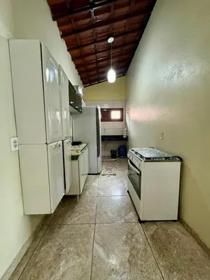 A cozinha ou kitchenette de Casa Brejo 2 a 6 km de Guaramiranga