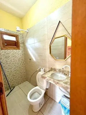 Uma casa de banho em Casa a 6 km de Guaramiranga