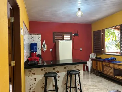 A cozinha ou kitchenette de Chalé Luz de São Miguel