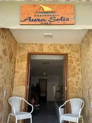 Uma área de estar em Casa Aura Solis Preá
