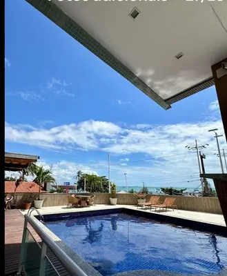 A piscina em ou perto de Vista Mar-Ocean Tower Flat