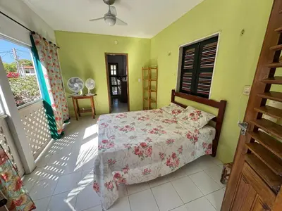 Uma cama ou camas num quarto em Casa Eva