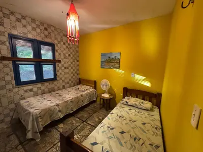 Uma cama ou camas num quarto em Casa Eva