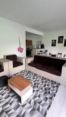 Uma área de estar em Casa do reginaldo