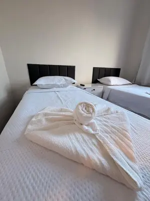 Uma cama ou camas num quarto em Apartamento Superior 18b Boas Vistas