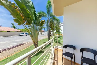 A planta de Aptos em Cond. c/ Piscina a 1 Quadra da Praia de Cumbuco - KVI