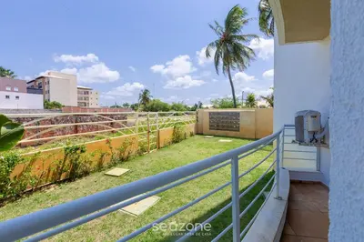 Uma varanda ou terraço em Aptos em Cond. c/ Piscina a 1 Quadra da Praia de Cumbuco - KVI