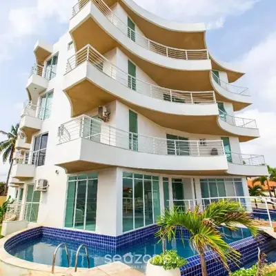 Aptos em Cond. c/ Piscina a 1 Quadra da Praia de Cumbuco - KVI