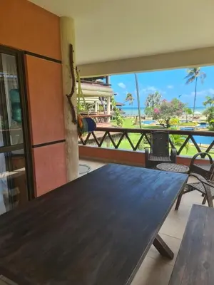 Uma varanda ou terraço em Dream Village 702H - Beira Mar