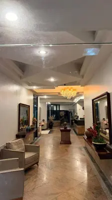 Uma área de estar em Flat available to rent
