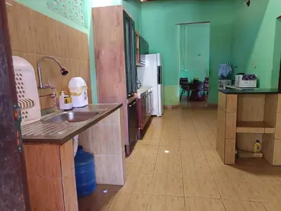 A cozinha ou kitchenette de Casa Luiza Pontal de Maceió - Fortim
