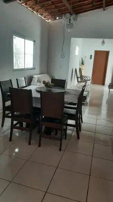 Uma área de estar em Casa em Aranaú