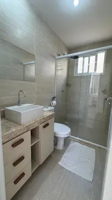 Uma casa de banho em Apto Areia Branca Canoa Quebrada