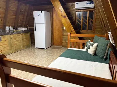 A cozinha ou kitchenette de Chalé Cabana