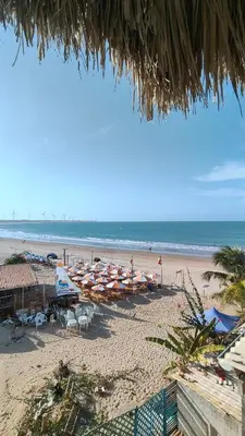 A planta de Lar Riviera Flat - com jacuzzi e vista mar