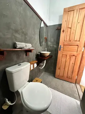 Uma casa de banho em Vila Manguita Suíte Manguita