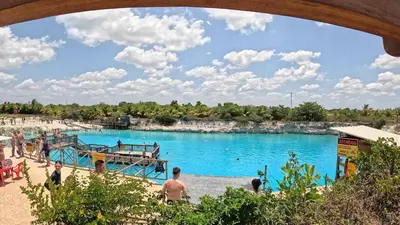A piscina em ou perto de Casa em Preá - Jericoacoara