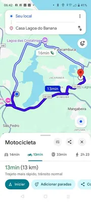 A planta de PC temporada 10 minutos da lagoa do caiupe