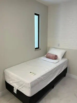 Uma cama ou camas num quarto em Apto Cumbuco Pe na Areia Carnaval 2026